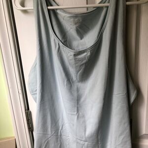 EILEEN FISHER Women Size 2X Light Blue Tank Top